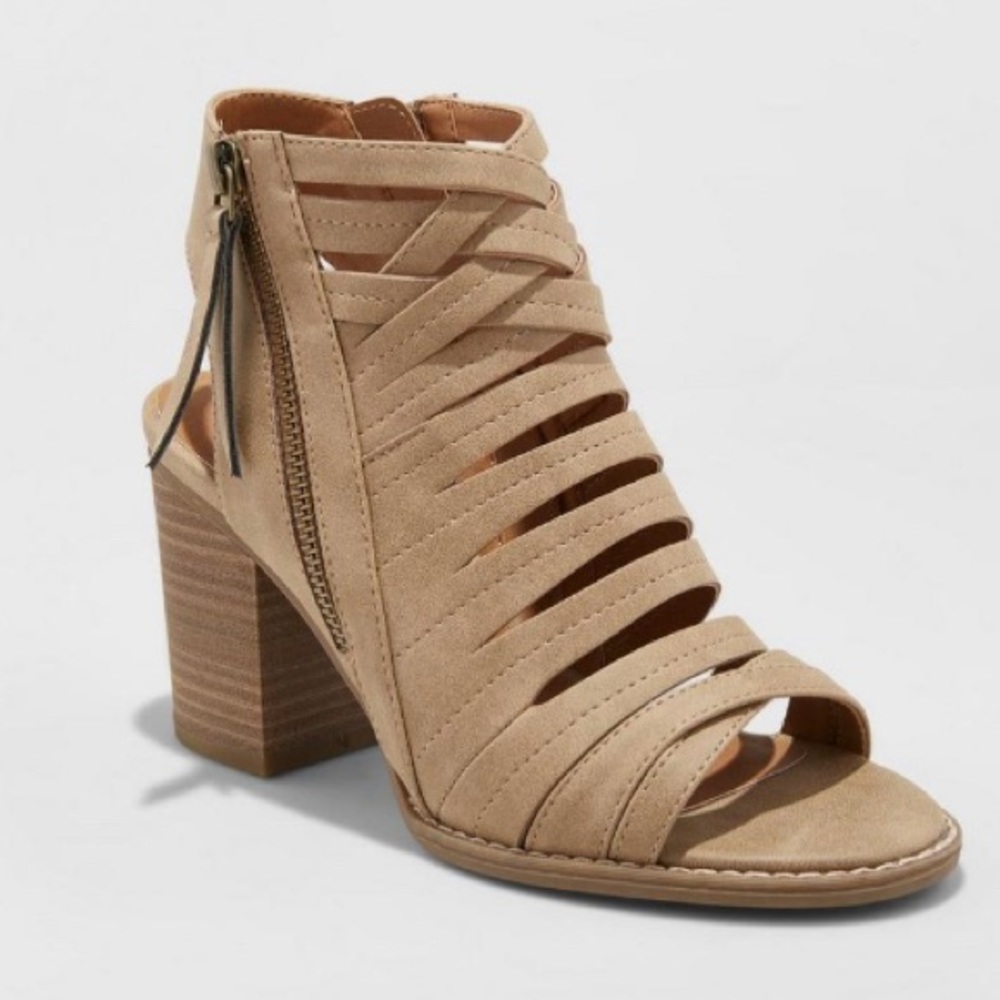 Women’s Elda Open Toe Strappy Pump Sandals